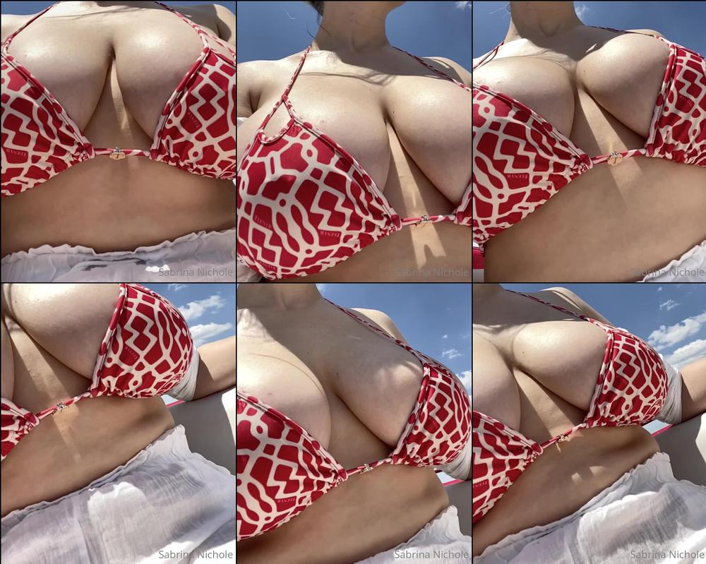 sabrinanichole 03 06 2020 44630269 SLO MO Milkers just straight bouncin