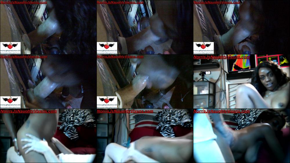 Ebony maid sucks & fucks vet for therapy