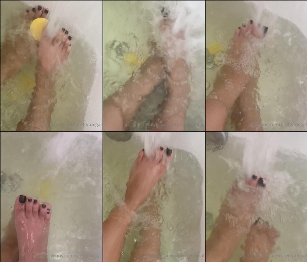 itsnese 04 10 2020 1015403315 video of my toes playing around with a bath bomb in the tub over 4 mins