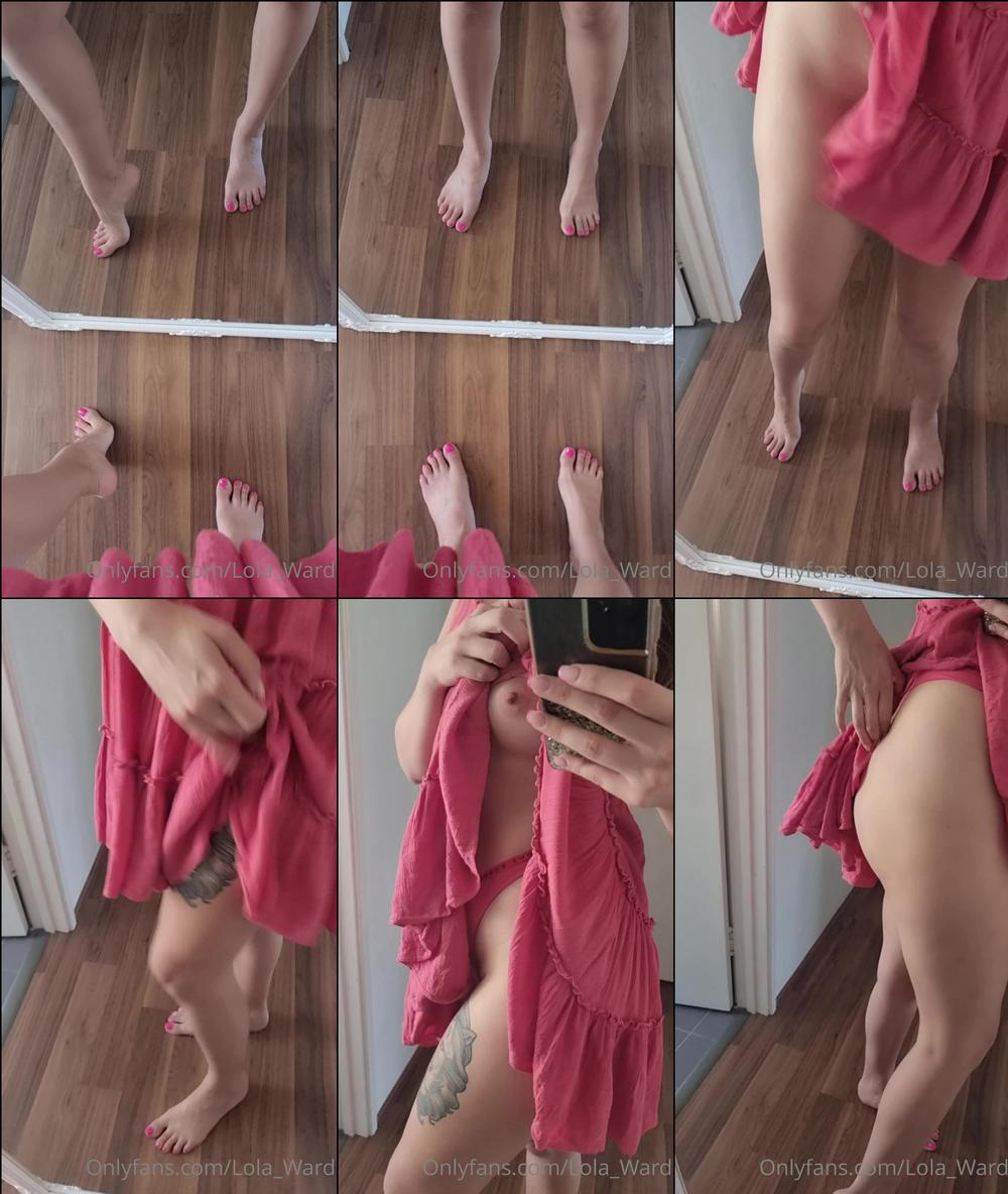 lola_ward 01 03 2022 2379684748 When your toes, dress and panties match 