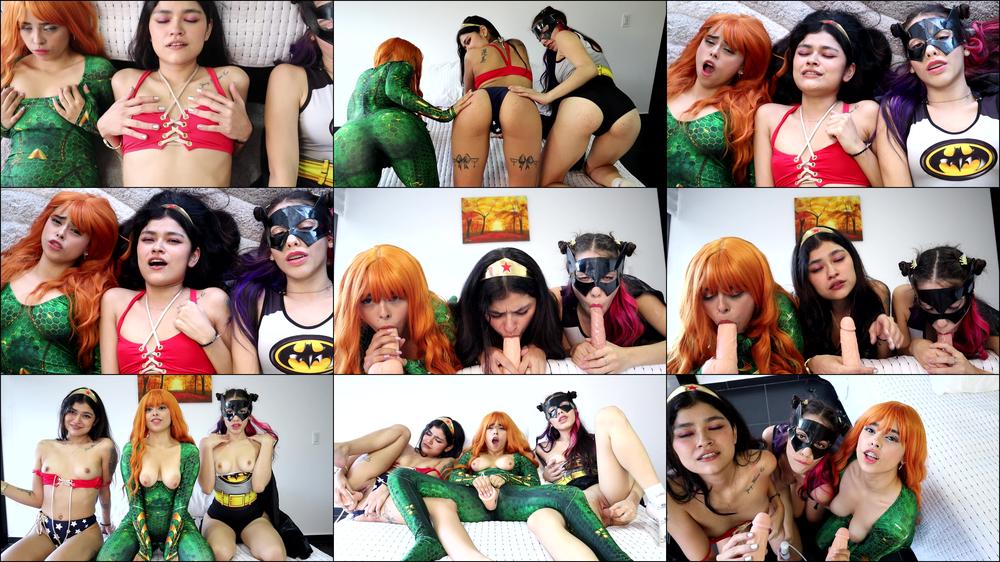 Superheroines gets naghty