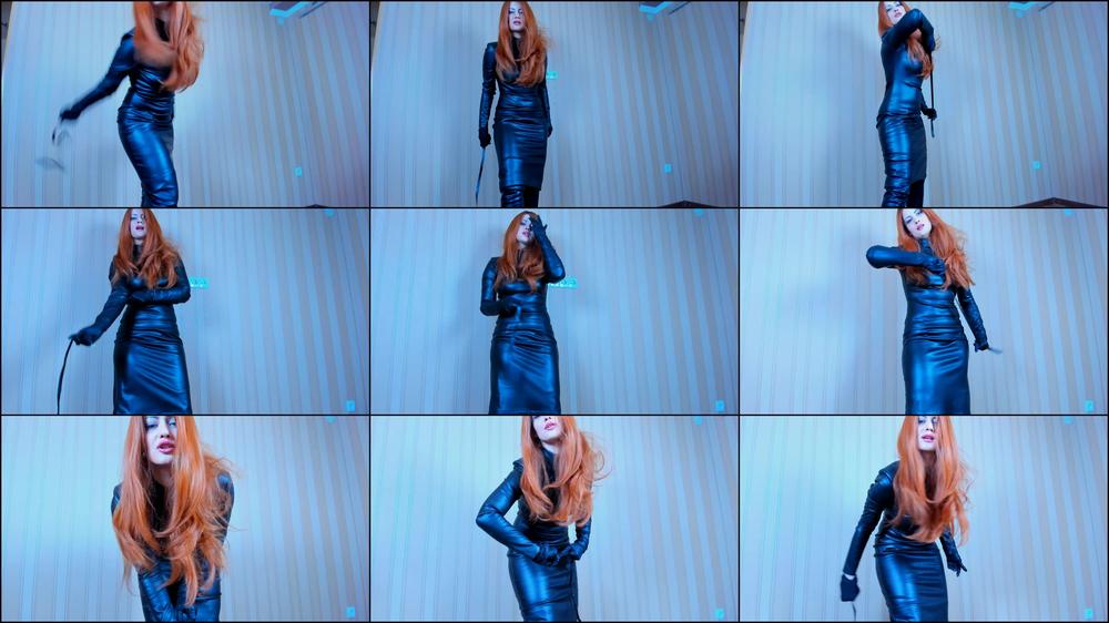 Leather dress whipping