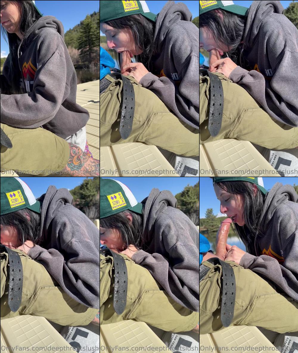 deepthroatslushie 06 06 2023 2897108535 a quickie from camping we woke up and got