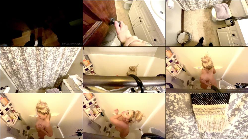 emjayplays 01 05 2020 275429167 He thought he was slick. Spying on me while I was in the shower