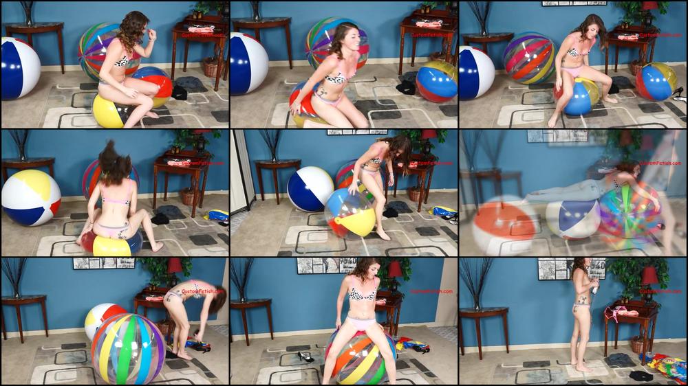 MaryJane's Inflatable Beach Ball Sit Pop