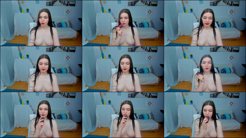 College girl smoking ad chilling