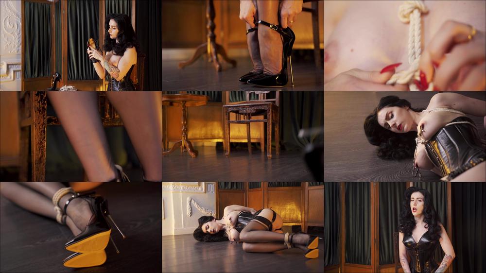 Self Bondage And Very High Heels