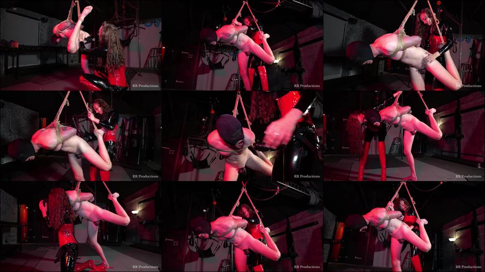 Pegged in Rope Bondage