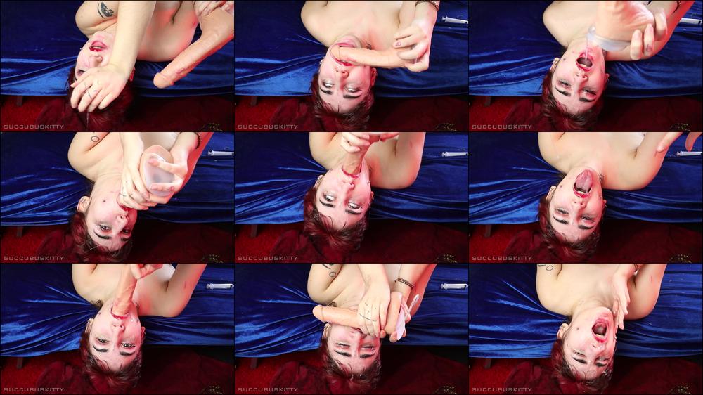 Dominatrixvera Messy Upside Down Spit Bj