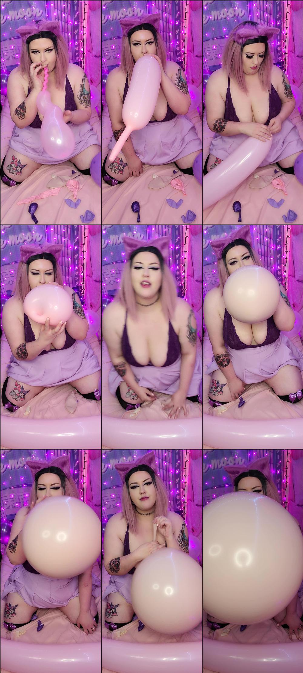 5 shaped pink balloon inflation - November 02, 2021