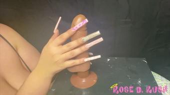 Rosedkush Oiled Up Long Nail Handjob Asmr (RoseDKush)