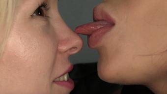 Sensual Nose Play Fun With Anna Kovachenko & Nikki Brooks (Ginary)