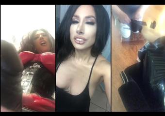 goddesstangent 02 09 2018 13023623 My day on Snapchat at Club Dom. Strapon, slaves, latex, foot massages, boot lacing an cand (goddesstangent)