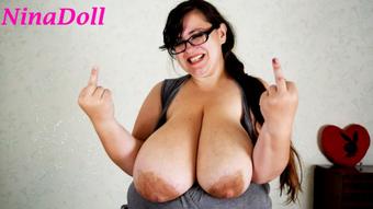 SPH with middle finger from BBW MILF (NinaDoll)