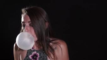 Madison's Bubble Gum Bubble Practice (Custom Fetish)