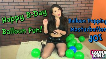 Happy Birthday Balloon Popping Fun JOI - April 21, 2022 (LauraKing)