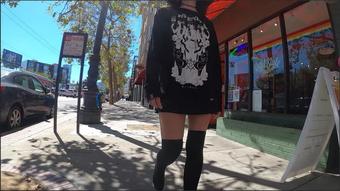 Shy Goth Sweater Bottomless Walk Part 1 (Shy Goth)