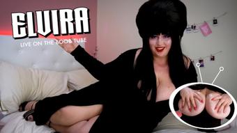 DELETING 1/10 - Elvira: LIVE tit worship on da Boob Tube - October 16, 2020 (Gwen Adora)