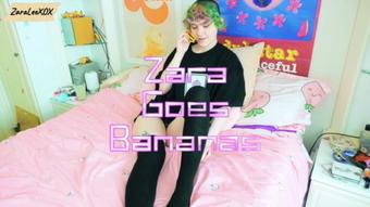 Zara Goes Bananas - Music Masturbation With A Fruity Twist - Jul 25, 2023 (Zara Lee xox)
