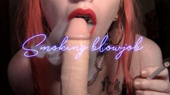Smoking blowjob (Ellie Haze)