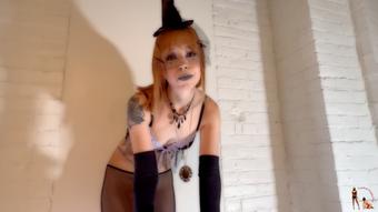 Witch Ditria's Puppy Potion Turns Her Neighbor Into Her Pup (Femdom Puppy Play)