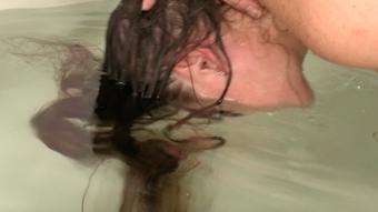 Melanie Hicks Head Dunked In BathTub By Frank (Ginary)