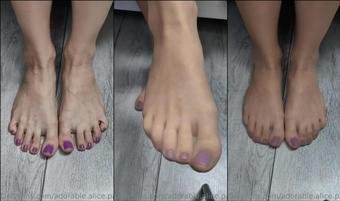 adorable alice paws 02 02 2023 2762137289 purple toes close up barefoot and in stockings which (adorable.alice.paws)
