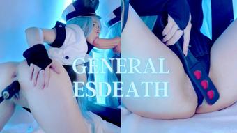 General Esdeath takes on a huge cock. 4k (MollyRedWolf)