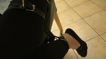 Ariel Anderssen Secured With Belts And Otm Gag (Ariel Anderssen)