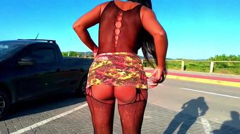 K3X Productions Micro Skirt Bodystocking Walking Around (MIX)