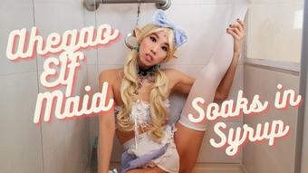 Ahegao Elf Maid Soaks in Syrup - October 18, 2020 (Azumi Zeitline)