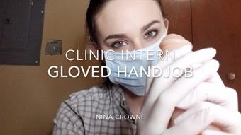 Clinic Intern Gloved Handjob (Nina Crowne)
