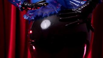 Asmr Blue Latex Blouse And Sweat (MissEllieMouse)