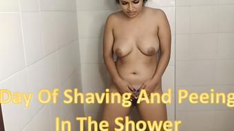 Day Of Shaving And Peeing In The Shower - August 05, 2023 (Alejaharker1)