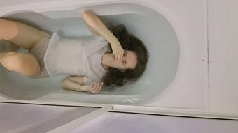 Wet White Tee Underwater (Goddess Vanessa)