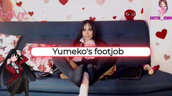 Feet fetish - Yumeko Jabami (CuttieJennie)