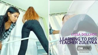 LEARNING TO PISS TEACHER ZULEYKA (lissadollhot)