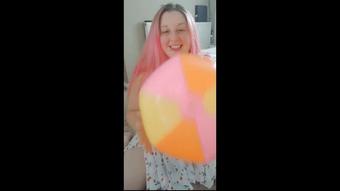 Inflatable beach ball fun - May 23, 2022 (Nikki lynne)