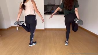 scarlettandcha 503082157 2023 01 27 esta es una parte de las rutinas de ejercicio que realizamos para estar mejor fisicamente y mentalme (scarlettandcha)