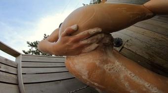Powercouplexoxo Sensual Shower After Pounding Waves (PowerCoupleXOXO)