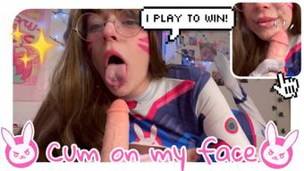 AHEGAO BLOWJOB AND CUM ON FACE DVA (cutielanalova)