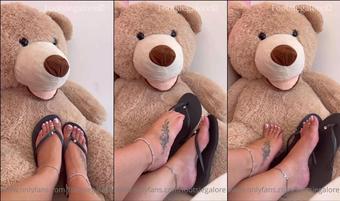 footsiegalore 01 09 2022 2579033717 Went to the cutest cafÃ©, had a coffee with a big hunky teddy bear and got a little carrie (footsiegalore)