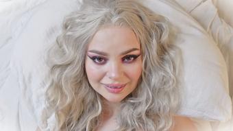 FACE FETISH 4K  | BLONDE & BRACES (Alex Kaminsky PAWG)