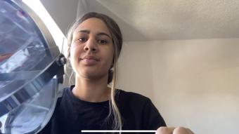 sexy hiccups while apply make up - December 26, 2022 (Colombianbigass)