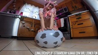 Strawberry Cow Balloon Pop (LunaLuxCosplay)