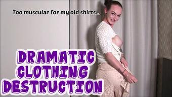 Dramatic Clothing Destruction - March 06, 2020 (Claudia Kink)