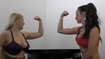 Ama vs Emma: Armwrestling (Alexis Rain)