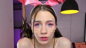 POV spit kiss close-up - Jul 2, 2022 (Alyssa_Smit)