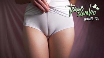 Fat Pussy Cameltoe In White Panties Close Up (teasecombo)