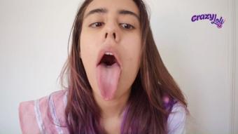 Salmakia Just A Normal Ahegao And Tongue Action (Salmakia)
